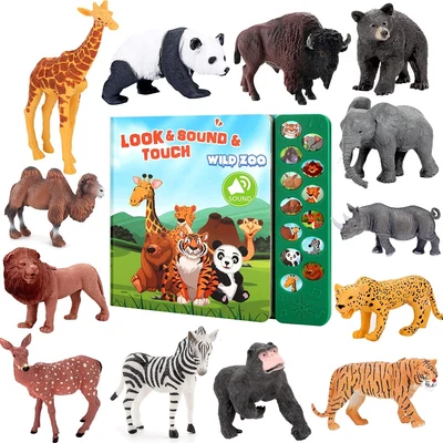 $38.89 • Buy Safari Animals Figures Toys - 13 Realistic Wild Plastic Animal Figurines & Kids 
