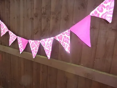 Bunting Double Sided Cotton Pink 6m • £2.75