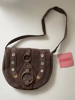 NWT Gymboree Equestrian Club Girls Corduroy Bag Purse Brown • $29.99