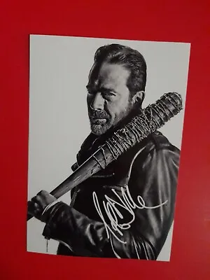 The Walking Dead Jeffrey Dean Morgan Signed Autographed Photo Negan • £3.30