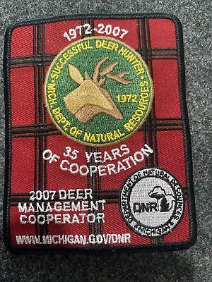 2007 Michigan Deer Management Patch • $11.99