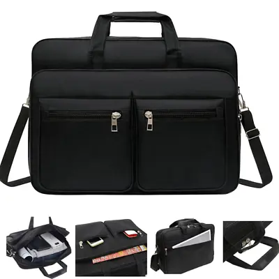 17 Laptop Briefcase Waterproof​ Travel Notebook Shoulder Bag Work Case Handbag • £14.99