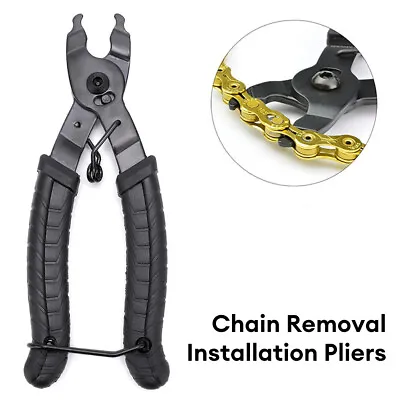 Bicycle Chain Master Link Pliers Tool MTB Bike Quick Link Removal Install Plier • $10.58