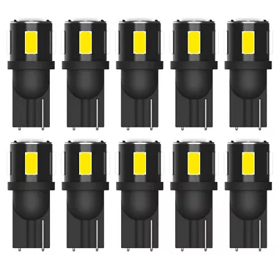 AUXITO T10 LED License Plate Light Bulbs 6000K Super Bright White 2825 194 10PCS • $7.99