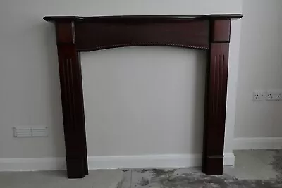 Mahogany Effect Fire Surround In Good Used Condition • £20