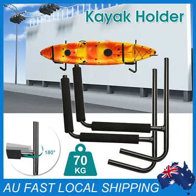 2PCS Kayak Storage Rack Hanger Supporter Carrier Surfboard Holder Wall Bracket • $34.10