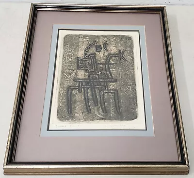 Max Papart (1911 - 1994)  The Blue Rider  Original Etching W/ Aquatint C.1973 AP • $950