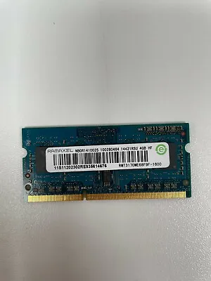 Ramaxel 4gb 2RX8 PC3 DDR3 Laptop Ram Memory • £11.99