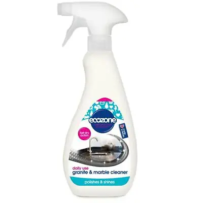 Daily Use Granite And Marble Cleaner Spray Ecozone 500ml Smear Streak And Free • £8.19