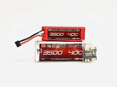 New Venom 40C 4S 3500mAh 14.8V Hard Case LiPo Battery With Universal Plug System • $49.99