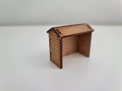 £3 • Buy OO Gauge Model Railway MDF Laser Cut Wooden Bus Shelter Platform Waiting Room