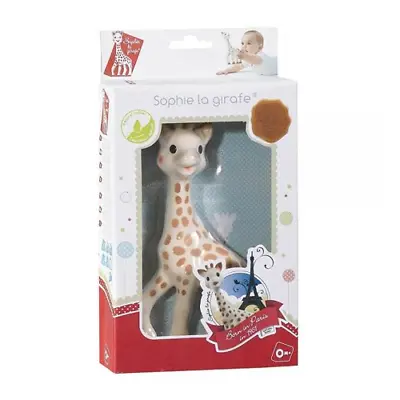 NEW - Vulli - Sophie The Giraffe Natural Teether (Red Box) - FREE SHIPPING • $23.98