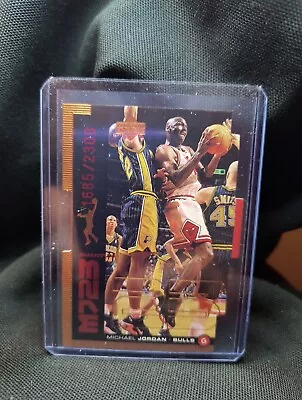 1998 99 UD MJ23 Master Moves Die Cut MICHAEL JORDAN CHICAGO BULLS #l685/2300.  • $14.99