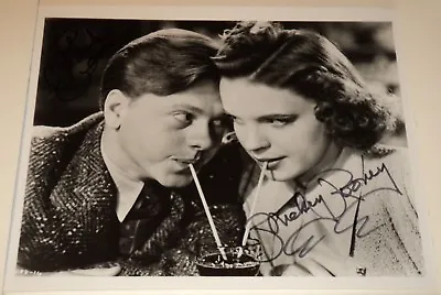 MICKEY ROONEY /  8 X 10  B&W  AUTOGRAPHED  PHOTO • $75