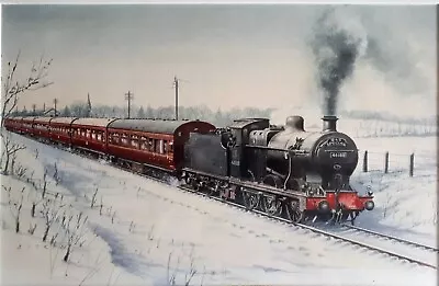 Kenneth C Aitken GAvA Original Watercolour Painting Locomotive 44188 Railway Art • £199