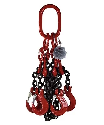 8mm  10mm & 13mm Lifting Chain Slings 1 2 & 4 Leg Chain Slings Spec Your Own • £70