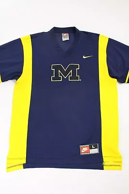 VTG Nike Team Sports Michigan State Embroidered Spellout T-Shirt Sz Large • $35