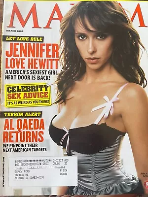 March 2005 Maxim Magazine-jennifer Love Hewitt • $3.49