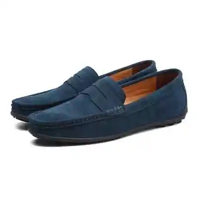 Casual Men's Shoes Comfortable Soft Loafers Moccasins Slip On Driving Shoes • $26.60