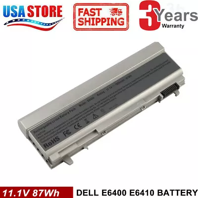 6/9 Cell Battery For Dell Latitude E6400 E6410 E6500 E6510 PT434 W1193 Laptop  • $15.99