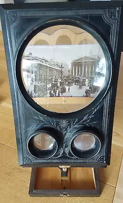 £114.99 • Buy Antique Postcard Viewer,  Brevete  Graphoscope And  Stereoviewer,