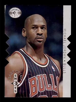 1995-96 Sp Championship #s16 Michael Jordan Championship Shots Die Cut Bulls Hof • $3.67