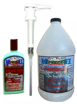 Miracle II Neutralizer Gel Gallon - With Pump + 22-oz Moisturizing Soap • $187.45
