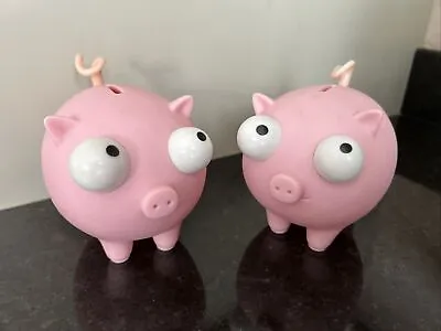 Pair Of Natwest Plastic ‘Pigby’ Piggy Banks • £16