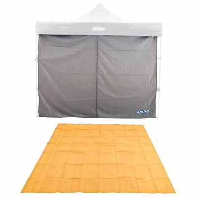 $58.42 • Buy Adventure Kings Gazebo Side Wall 2.85x2.85m + Mesh Flooring 3x3m Camping