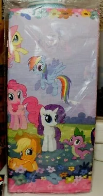 MY LITTLE PONY FRIENDSHIP IS MAGIC DESIGNWARE PAPER TABLE COVER 54  X 96   NEW • £4.83