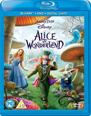 £3.99 • Buy Alice In Wonderland Blu-ray (2010) Mia Wasikowska, Burton (DIR) 2 Discs - New