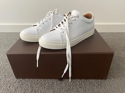 R.M. Williams WHITE Surry Leather Shoes Sneakers Size 4 RM Williams • $99
