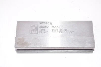 $48.99 • Buy Amada Strippit Wilson (070801) 82380 90 Degrees Press Brake V-Punch Block Die (3