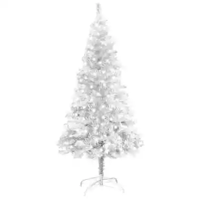 Artificial Pre-lit Christmas Tree With Stand Silver 120 Cm PET • $54.85