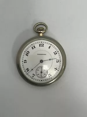 Vintage Hampden Pocket Watch 17 Jewels 5775372 • $85