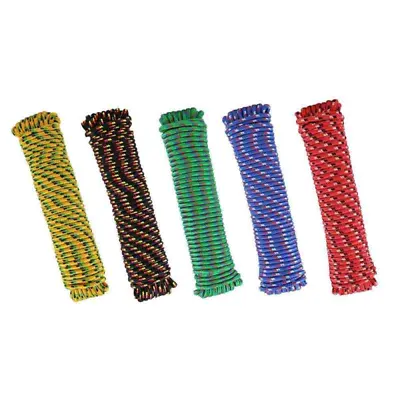 3/8''x 100FT Assorted Colors Diamond Braid Polypropylene Rope Durable 1color NEW • $7.60