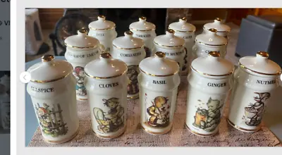 1987 & 1992 MJ Hummel Porcelain Spice Jar YOUR CHOICE Of Spice Jar Franklin Mint • $9.99