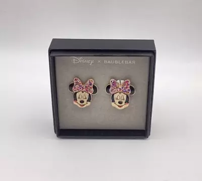 Disney X Baublebar Minnie Mouse Sparkled Crystal Rhinestone Earrings. NEW • $19.99