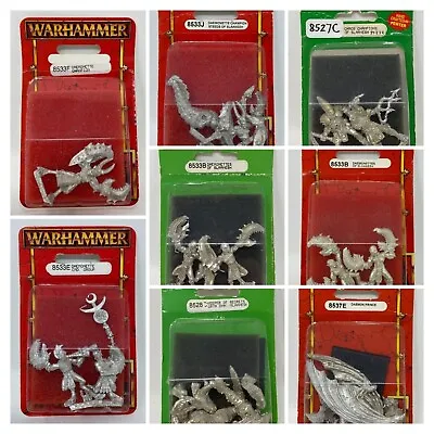 Games Workshop Warhammer Fantasy Blister Slaanesh NIB OOP (Green & Red) • $25.49