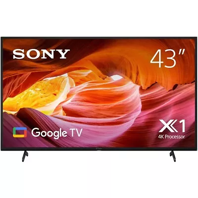 $999.99 • Buy X75K 43  BRAVIA LED 4K UHD HDR Google TV