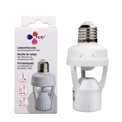 Motion Sensor Light Socket Detector Screw Bulb Adapter • $16.88