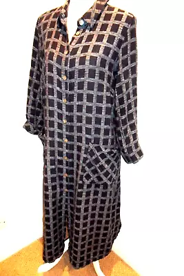 Beautiful Designer Linen Blend Dress By Sahara Size 14 Cost 225.00 • £18.99