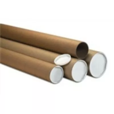 12 - 4x30  Heavy-Duty Kraft Tube - End Caps Included • $93.49