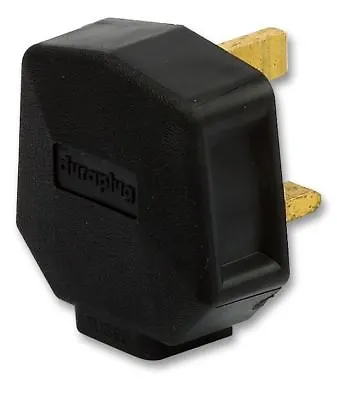 MK - Duraplug 13A Fused Rubber UK Mains Plug - Black • £9.70