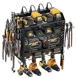  Modular Pegboard Rack Power Tool Organizer With Charging Station. 4 1 Black • $106.25