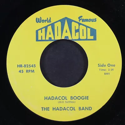 HADACOL BAND: Hadacol Boogie / Everybody Loves That Hadacol HADACOL 7  Single • $50