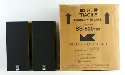 MINT Miller & Kreisel/ M&K SS-500 THX Bookshelf Speakers (Oak) J150 • $647.49