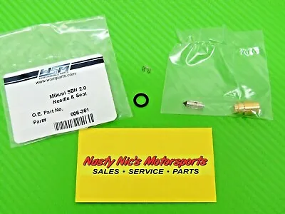 Yamaha Kawasaki Mikuni 44 46 SBN Mikuni Carburetor 2.0 Needle Seat WSM • $12