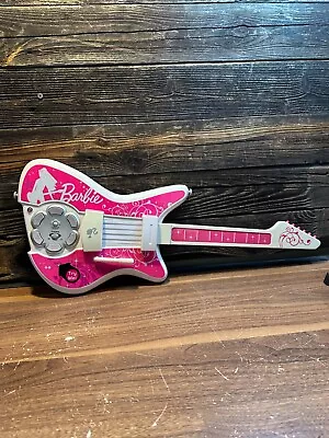 Barbie Guitar KIDESIGNS Musical Instrument 21.5  Toy MATTEL 2009 • $9.99