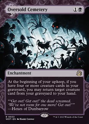 MTG Oversold Cemetery (33/103) Wilds Of Eldraine Enchanting Tales NM • $1.45